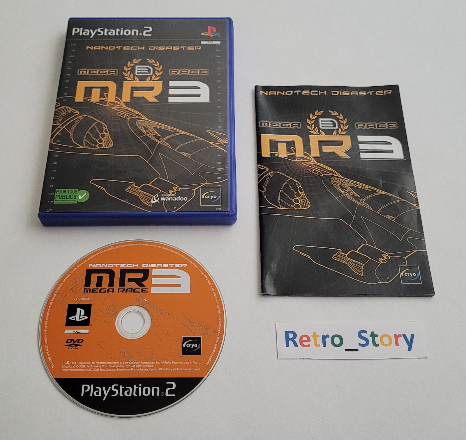 Sony Playstation PS2 - MegaRace 3 Nanotech Disaster - PAL