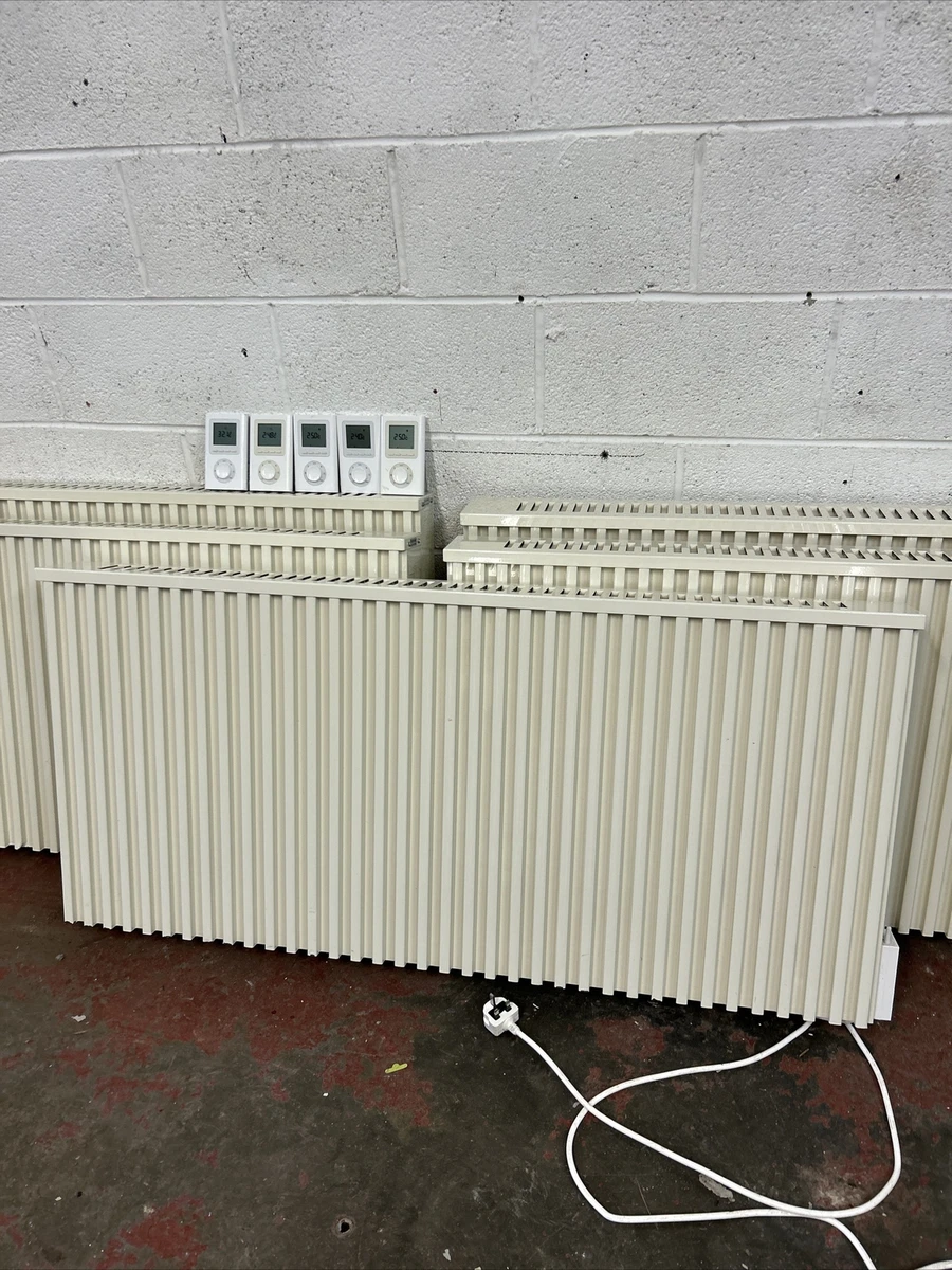 5 x Large 2400w Fischer Future Heat Electric Storage Heaters radiators |  eBay