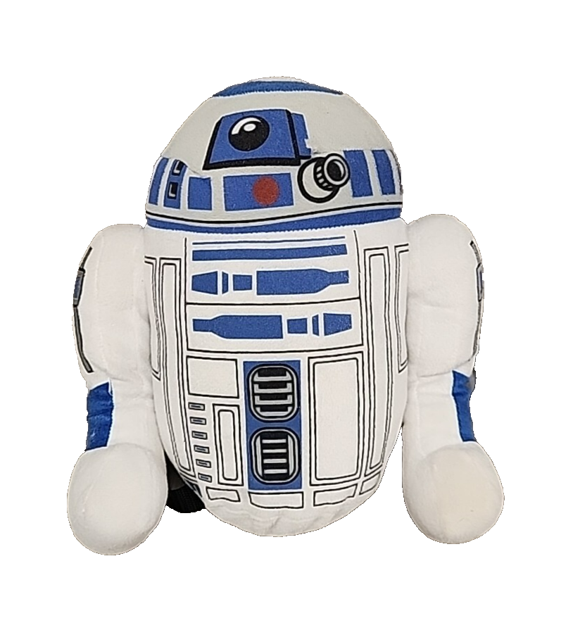 Star Wars R2D2 Plush Backpack Bag Zipper Pouch 12” Toy | eBay