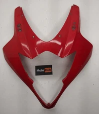 05-06 GSXR 1000 AFTERMARKET FRONT UPPER NOSE HEADLIGHT FAIRING COWL PLASTIC RED