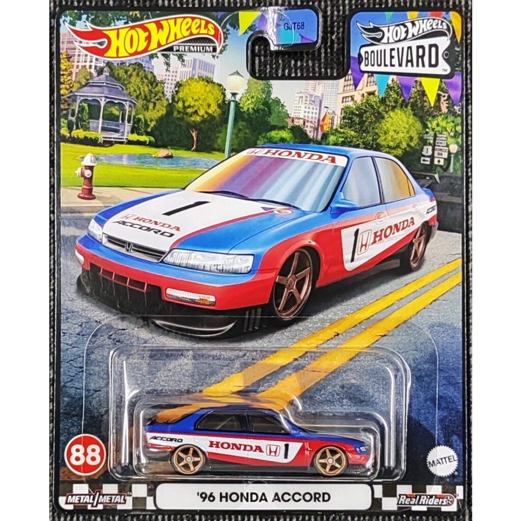 New Hot Wheels 2023 Premium Boulevard ' 96 HONDA ACCORD (IN Stock