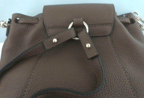 TORY BURCH BROWN/MOOSE THEA MINI BACKPACK - Picture 9 of 21