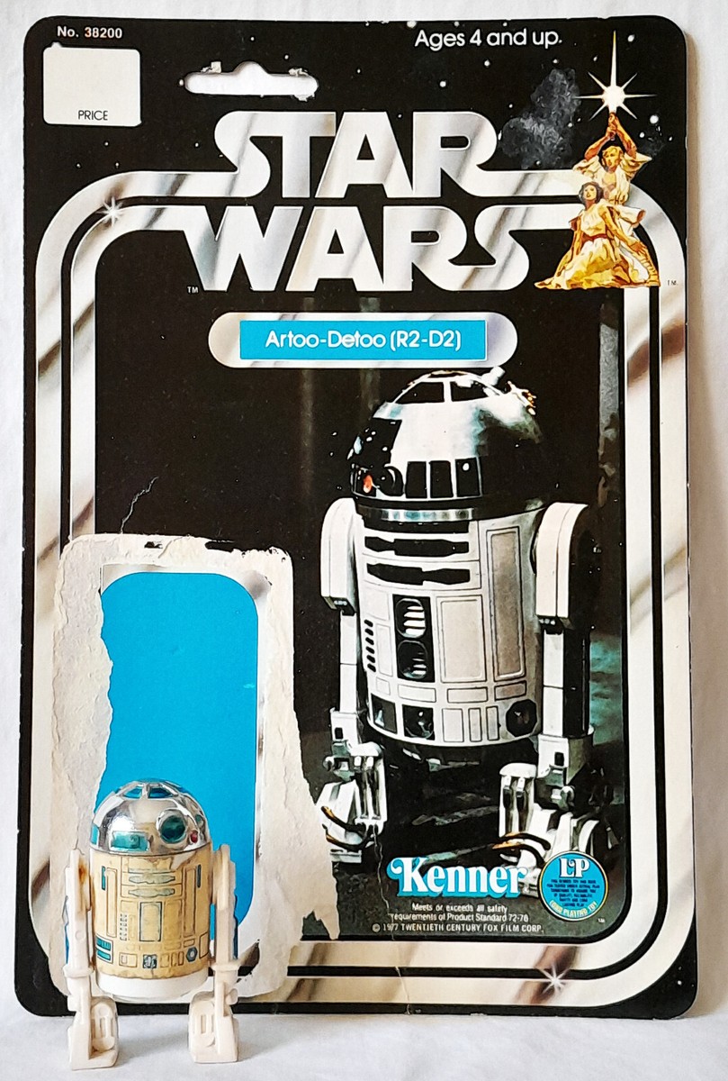 STAR WARS VINTAGE KENNER 1978 ARTOO-DETOO (R2-D2) w 12C & 21B CARD