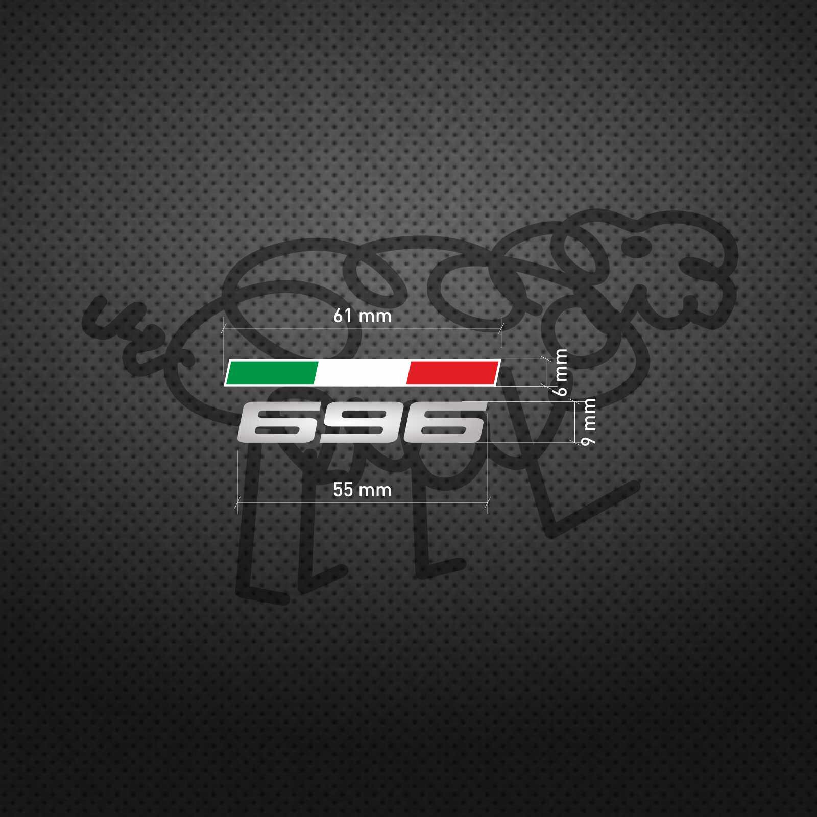 Custom 696 DUCATI MONSTER Gas Tank Stickers Aufkleber Autocollant eBay