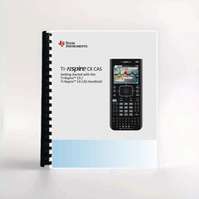 Texas Instruments TI Nspire CX CAS manual: Getting started