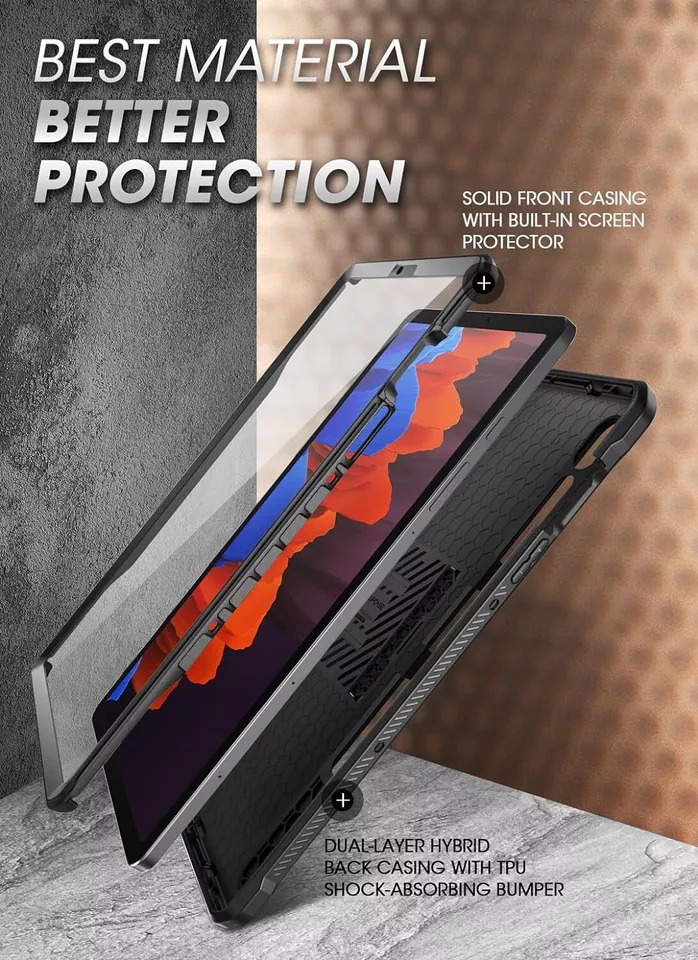 SUPCASE Military Grade Protection Case For SamsungGalaxy Tab S9/S9 FE PLUS ULTRA - Image 4 of 4