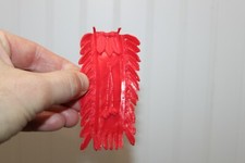 Vintage Marx Johnny West - Indian - Chief Cherokee - Red Headress Tail Feathers