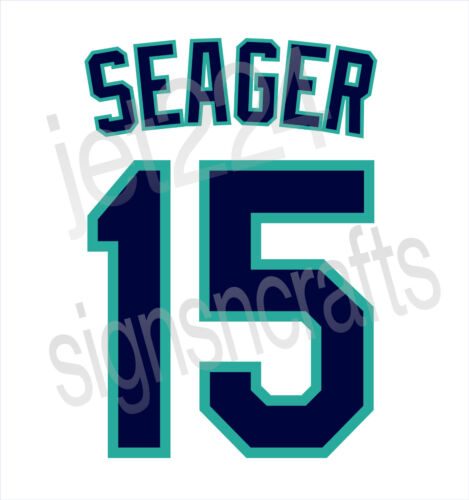 Seattle Mariners DECAL STICKER 2010s Hernandez Seager Cruz Cano Haniger Saunders - Picture 15 of 24