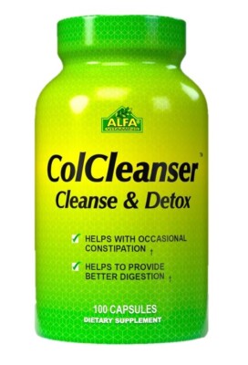 Colon cleanser fast detox alfa cleanser detox 100 caps cleanse support 