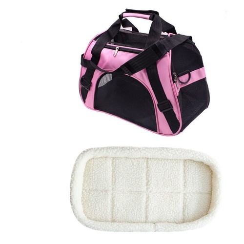 Pet Carrier Cat Dog ravel Bag Portable Soft Comfort Case Sided Airline Approved - Picture 22 of 23
