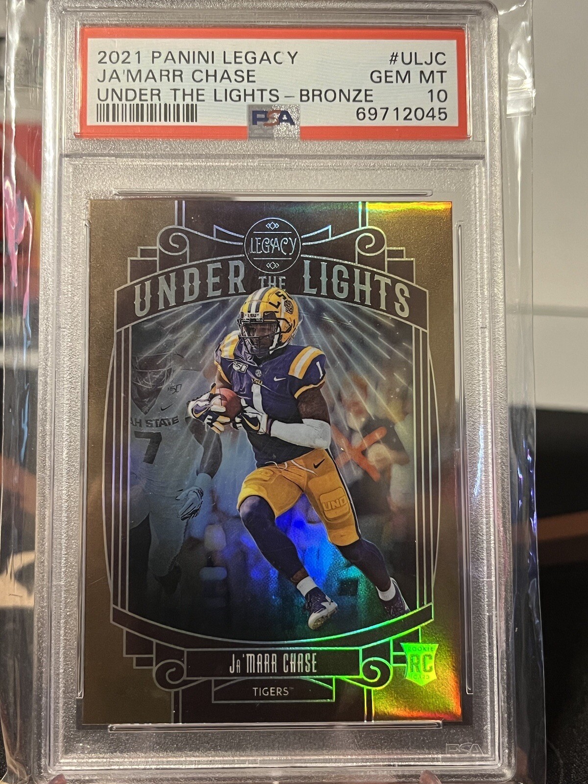 JaMarr Chase Panini Legacy Under the Lights #ULJC Bronze
