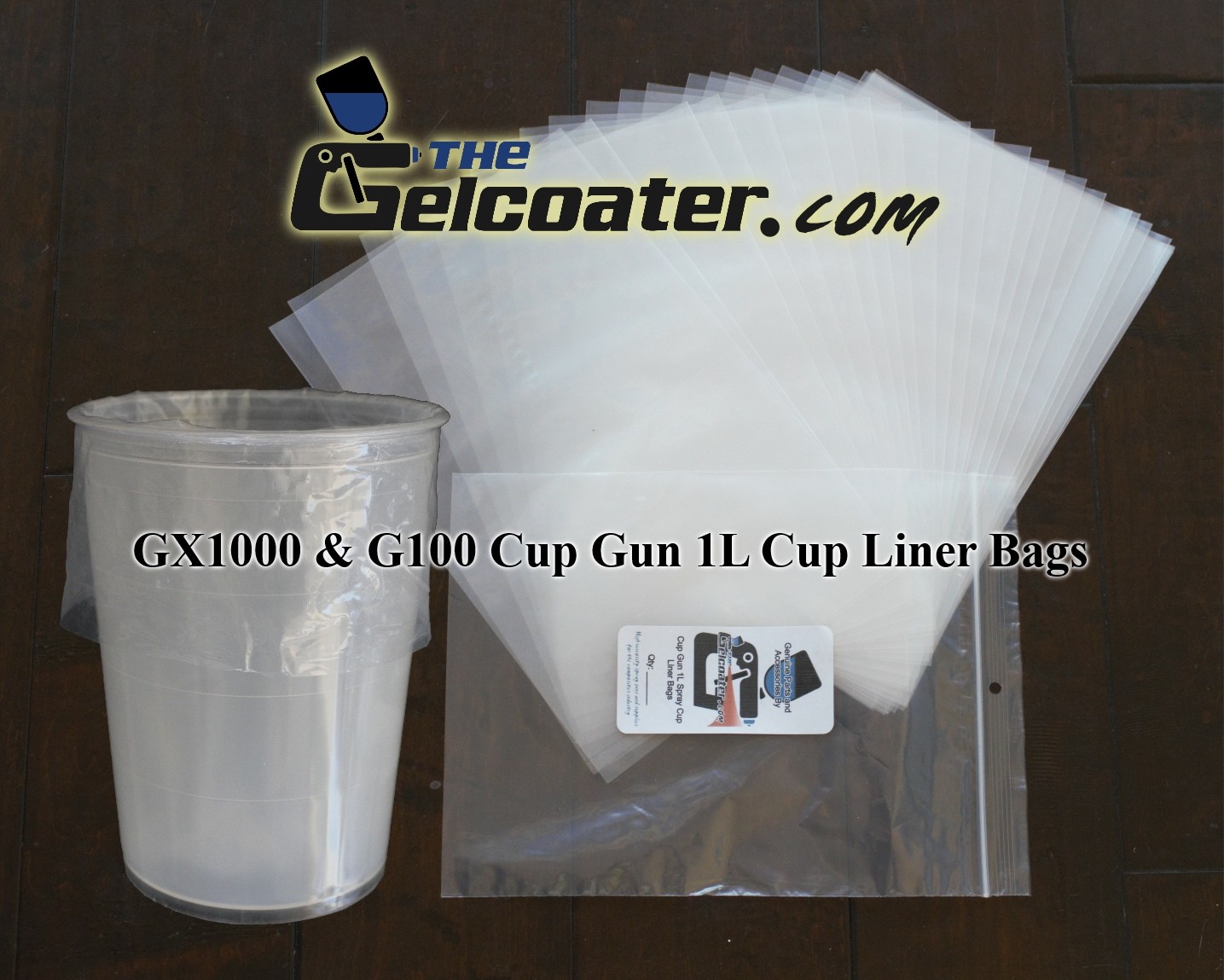100pk 1L Disposable Cup Liners For GelCoater GX1000 & ES G100 Gelcoat Spray Gun eBay