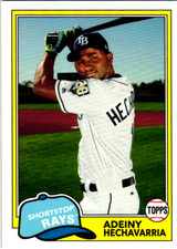 2018 Topps Archives #294 Adeiny Hechavarria Tampa Bay Rays