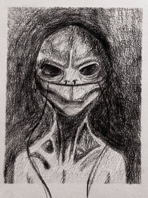   Oxygen   pencil drawing heavyweight paper COA 