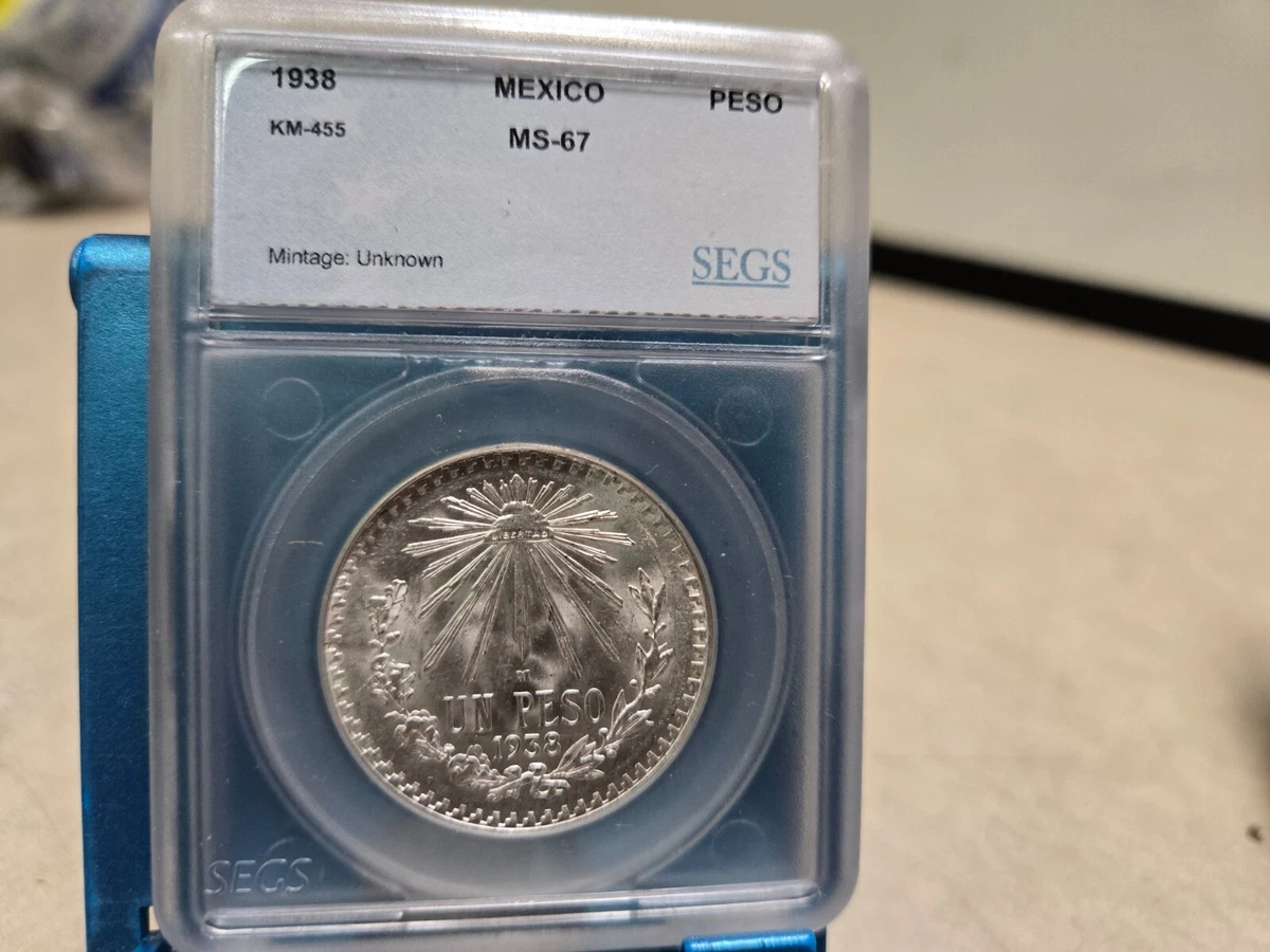 1 比索1938 年银色墨西哥硬币(1905-现在) | eBay