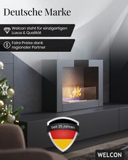 Ethanol Kamin WELCON Göteborg schwarz