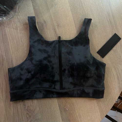 NWT! Women’s Mono B Fired Up Zip Sports Bra Size XL