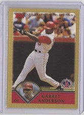 2003 Topps Gold Garret Anderson /2003 Anaheim Angels #600