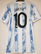 Messi Argentina National Team Signed Copa America Jersey L Unused Unused