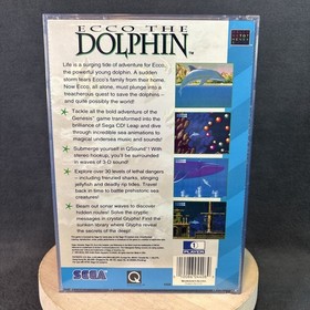 SEGA CD - Ecco the Dolphin - Complete/CIB - Refurbished, Very Good, Read
