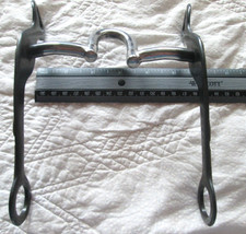 5 1/4 SILVER MOUNTED BLACK IRON, FIXED SIDES,...