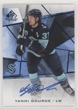 2021-22 Upper Deck SP Game Used Blue Auto Yanni Gourde #77 Auto um0