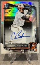 Caden Bodine Bowman 2025 Refractor /499 Auto
