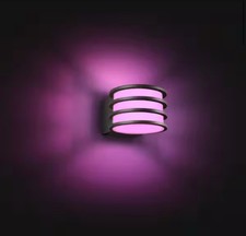 Philips - Lampada da parete Hue White and Color Ambiance Lucca - Nero