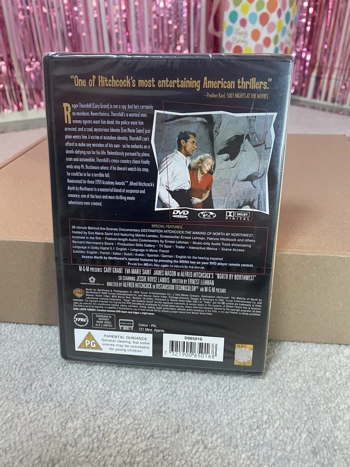 Brand New Sealed North By Northwest Dvd - Image 2 of 2