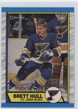 1989-90 O-Pee-Chee Brett Hull #186 HOF 12xo