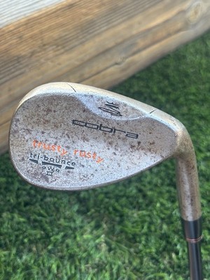 Cobra Trusty Rusty Tri-Bounce PWR II 61° Lob Wedge S200 Dark Steel Graphite 35 
