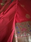 Bridal Red Banarasi Silk Saree. Brand New with Blouse! Free Shipping US Seller! — photo 5
