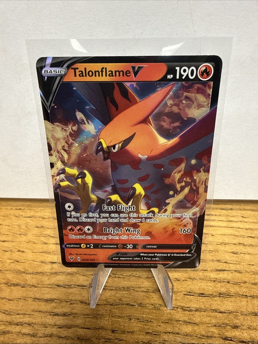 Talonflame V 029/185 Vivid Voltage Pokemon Ultra Rare NM Talonflame V 029/185 Vivid Voltage Pokemon Ultra Rare NM