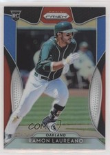 2019 Panini Prizm Tier II Red White & Blue Ramon Laureano #156 Rookie RC 0w7
