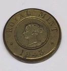 SOVEREIGN COIN WEIGHT ANTIQUE NUMISMATIC HALF GUINEA GOLD SCALES WEIGHT BRASS