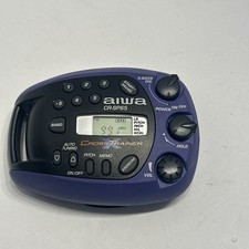 Aiwa CR-SP65 Cross Trainer Personal AM FM Radio With Clip Purple