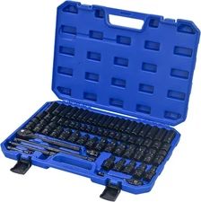 Air Tool Pneumatic Accessories Kit,67 Pcs 3/8 in Long Short Set Ratchet Wrenches