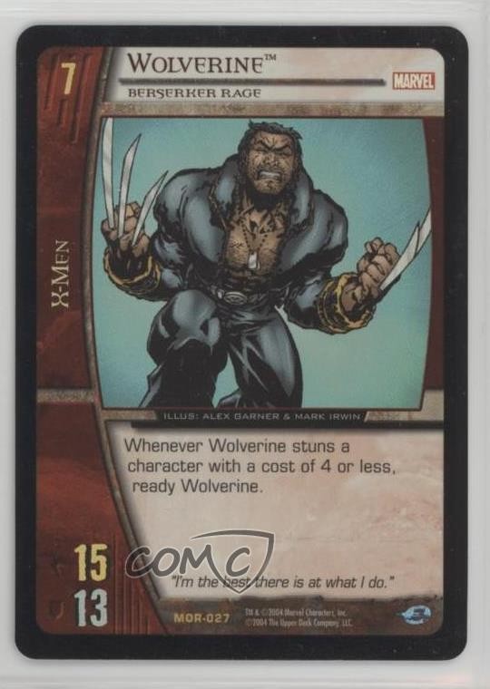 2004 VS System Marvel Origins Unlimited Wolverine #MOR-027