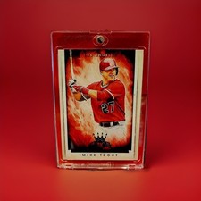Mike Trout One Of One 2015 DIAMOND KINGS PANINI BLACK, 103, TRUE 1/1 CARD Only 1