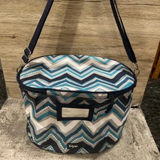 Thirty One Family fun thermal tote Insulated Cooler Chevron pattern Thirty One