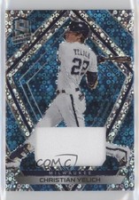 2020 Chronicles Spectra Neon Blue Prizm Swatches 39/99 Christian Yelich #89 0m4q