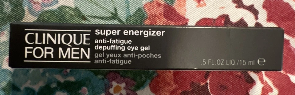 NIB Clinique For Men Super Energizer Anti Fatigue Depuffing Eye Gel 0.5 Oz - Image 4 of 4