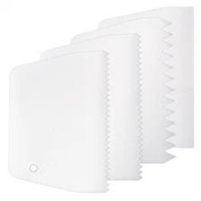 4 Pcs Adhesive Spreader, Notched Glue Applicator Kits Plastic Trowel Adhesive...