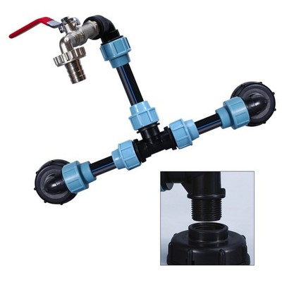 IBC Tank Adapter Valve Outlet Connector for Hose Irrigation Garden Tap