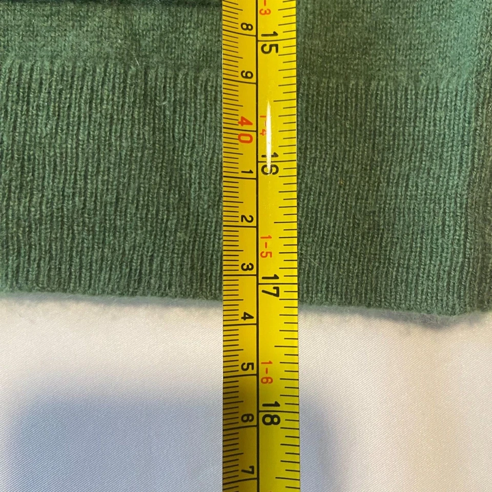 J. CREW Crewcuts Green100% Cashmere Sweater Hooded EUC SOFT M 8/9 - Image 4 of 4