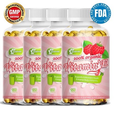Vitamin E capsules help improve skin reproductive health antioxidant properties
