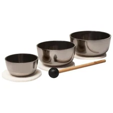 Meinl Sonic Energy Nagi Singing Bowl Set  3 Piece Cast Alloy — Made in India —