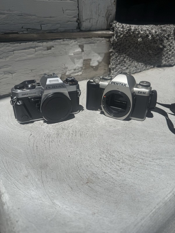 Pentax super Program Plus Pentax ZXM.