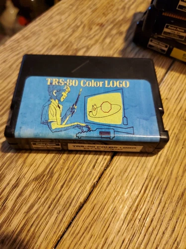 TRS-80 Color LOGO cartridge No manual for Tandy Color Computer 1 2 3 VTG 26-2722