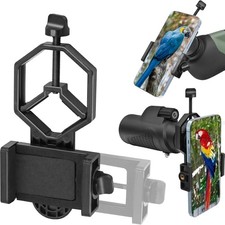 Metal Smartphone Telescope Adapter Camera Mount, Universal Phone Mount, Work